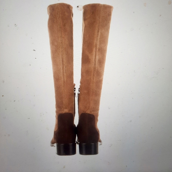 Prada Suede Color block Riding Boots - Picture 3 of 9